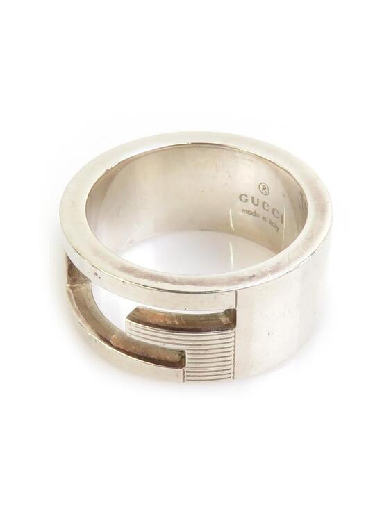 Auth Gucci G Logo Ring Silver - #296970G94B main image 5